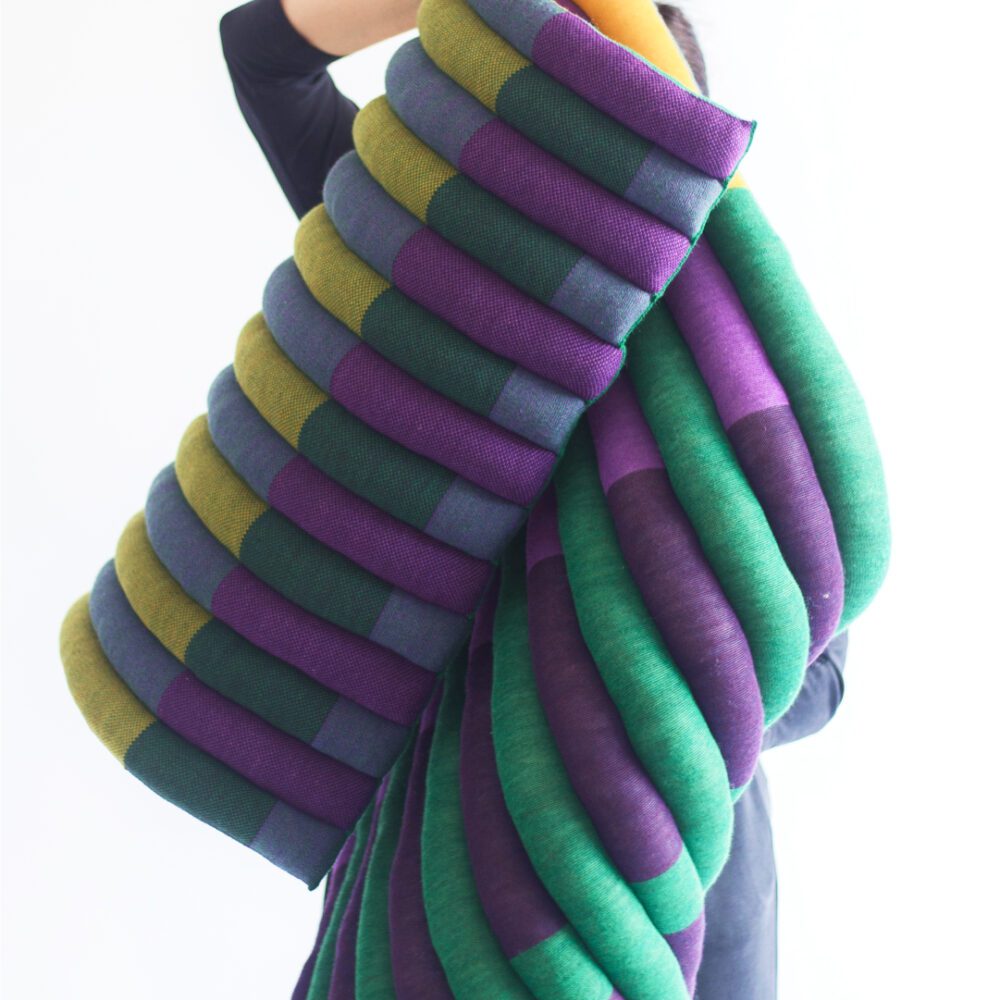 A photo of Ana María Gomez textile work